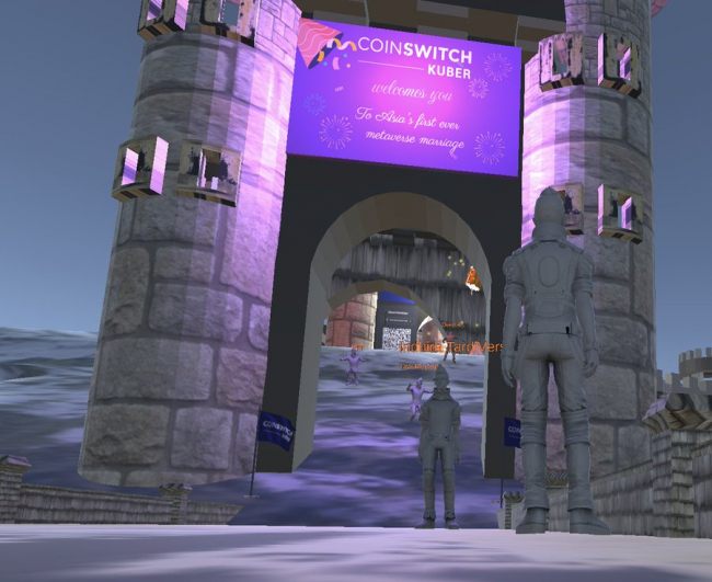 Hindistan'ın ilk metaverse düğününe binlerce misafir katıldı