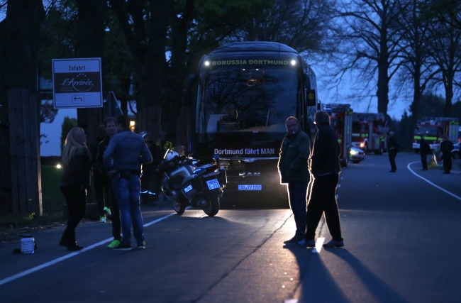 Almanya'daki patlama sonrası ilk görüntüler