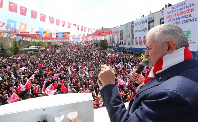 Başbakan Yıldırım 51 ilde miting yaptı