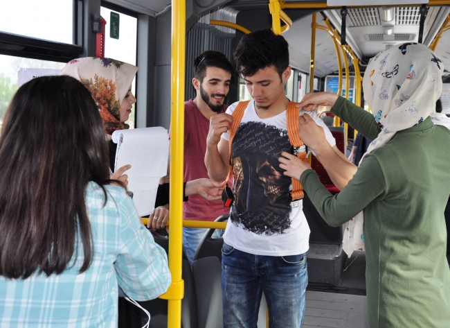 Şehir içi ulaşımda ayakta yolculuğu kolaylaştıracak buluş