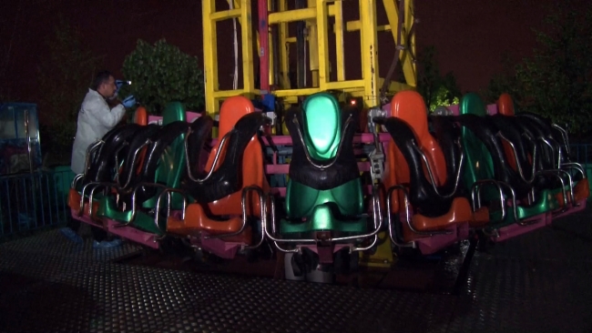 Konya'da lunapark'ta faciadan dönüldü