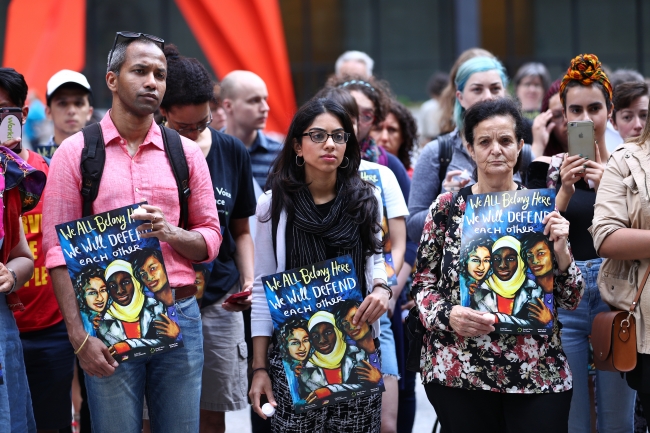 ABD'de öldürülen Müslüman genç kız Chicago'da anıldı