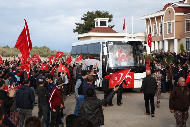 PÖH'ler dualarla Afrin'e yolcu edildi