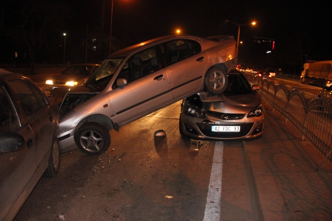 Konya'da zincirleme trafik kazası