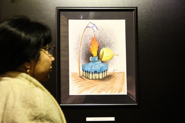 "Mirasımız Kudüs" uluslararası karikatür sergisi açıldı