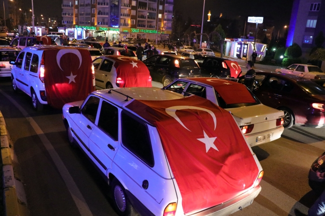 Aydın'da Zeytin Dalı Harekatı'na destek konvoyu