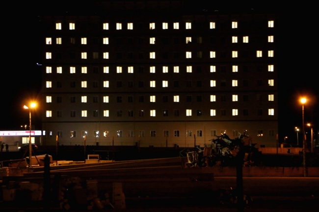 Yurt ışıkları Mehmetçik için yandı