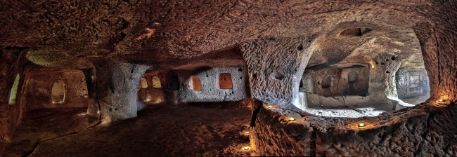 "Tesadüfen" bulunan yer altı şehri açılışa hazırlanıyor
