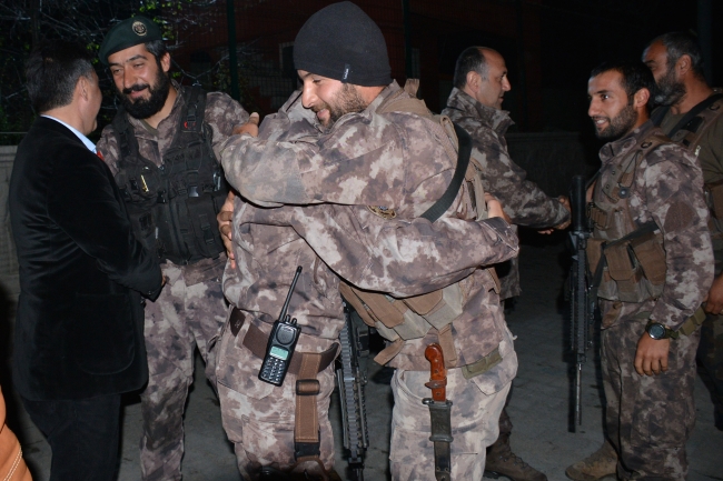 Afrin'de görev yapan 44 kişilik PÖH timi geri döndü