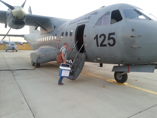 TSK uçakları organ nakli için havalandı