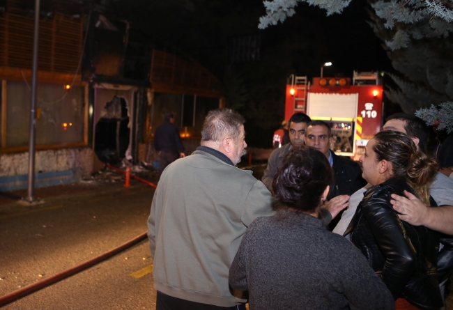 Başkentte restoranda yangın çıktı