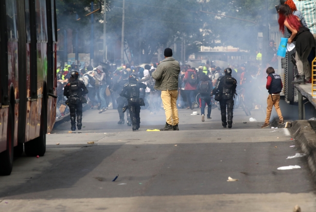 Kolombiya’da öğrenci protestoları: 2 gözaltı