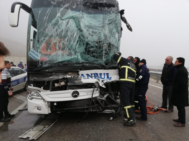 Amasya'da zincirleme trafik kazası: 9 yaralı