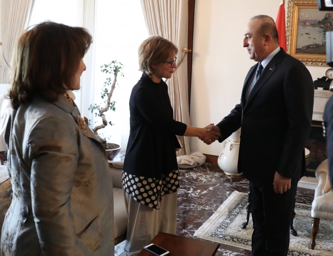 Bakan Çavuşoğlu BM Raportörüyle bir araya geldi