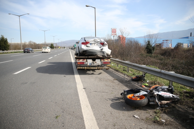 Anadolu Otoyolu'nda zincirleme trafik kazası