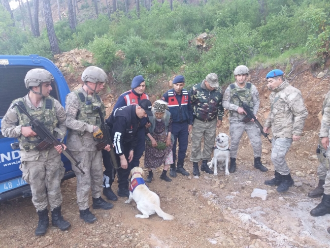 Muğla'da kaybolan 100 yaşındaki kadın bulundu