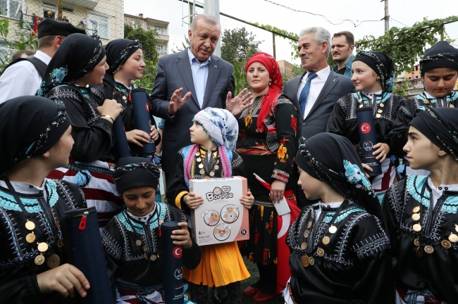 Cumhurbaşkanı Erdoğan Tonya'da