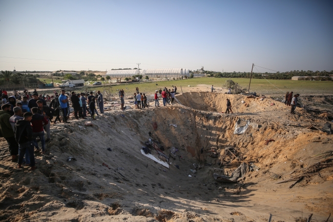 İsrail'in düzenlediği hava saldırılarda 34 kişi hayatını kaybetti: Fotoğraf: AA