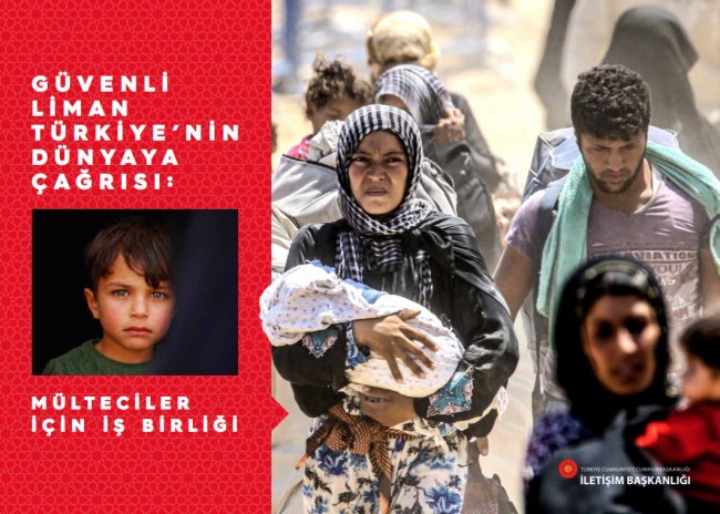 1. Küresel Mülteci Forumu dolayısıyla bulunduğu Cenevre'de Erdoğan, İletişim Başkanlığının hazırladığı ''Güvenli Liman Türkiye'nin Dünyaya Çağrısı: Mülteciler İçin İş Birliği'' adlı kitabı, BM Genel Sekreteri Antonio Guterres başta olmak üzere, foruma katılan tüm muhataplarına sundu.