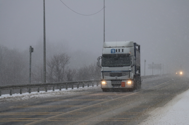 Bolu Dağı yoğun kar altında