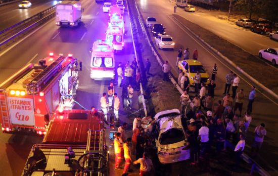 İstanbul Maltepe'de trafik kazası