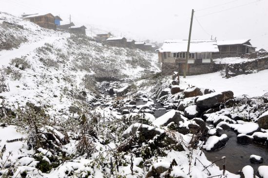 Doğu'da kar yağışı başladı