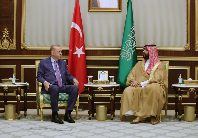 Cumhurbaşkanı Erdoğan Suudi Arabistan'da