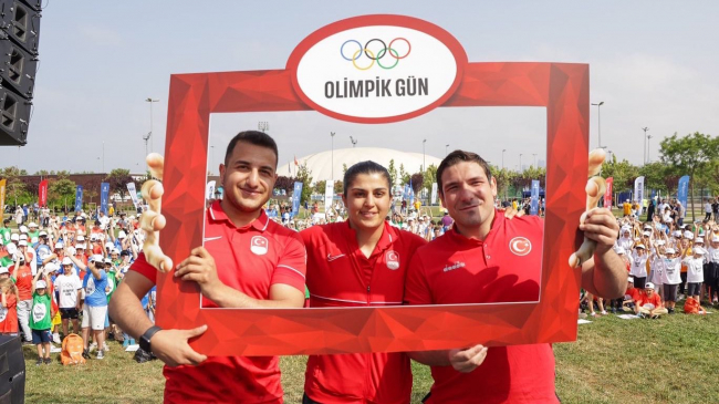Olimpik Gün İstanbul'da kutlandı