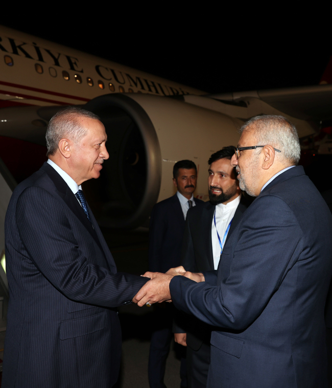Cumhurbaşkanı Erdoğan, İran'a gitti