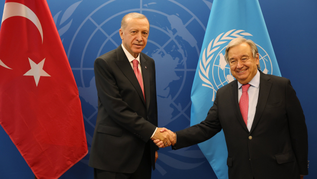 Cumhurbaşkanı Erdoğan'dan New York'ta diplomasi trafiği