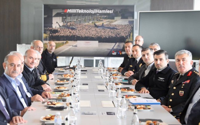 Bakan Soylu'dan Özdemir Bayraktar Milli Teknoloji Merkezi'ne ziyaret