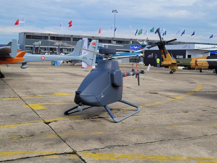 TUSAŞ'ın Kargo İHA'sı ilk kez Paris Air Show'da sergilendi. Foto: Rotor Focus / Twitter