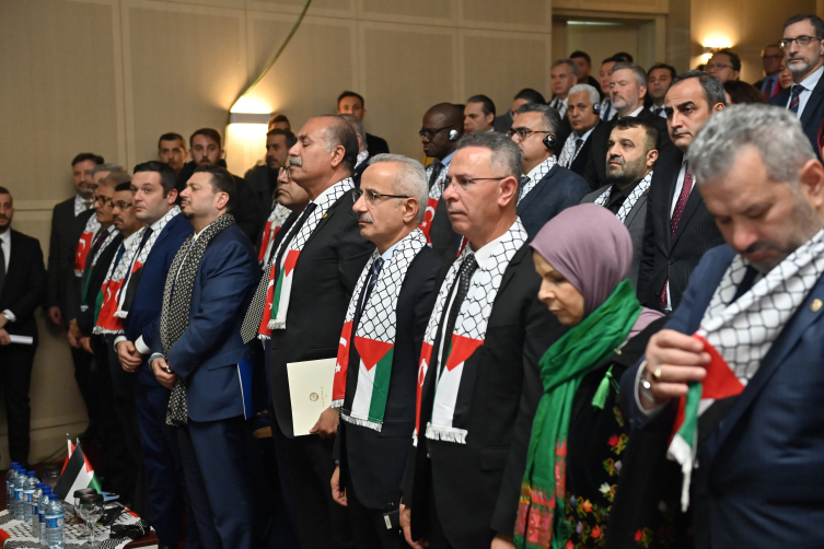 Bakan Uraloğlu, Filistin Halkı'yla Uluslararası Dayanışma Günü Resepsiyonu'na katıldı