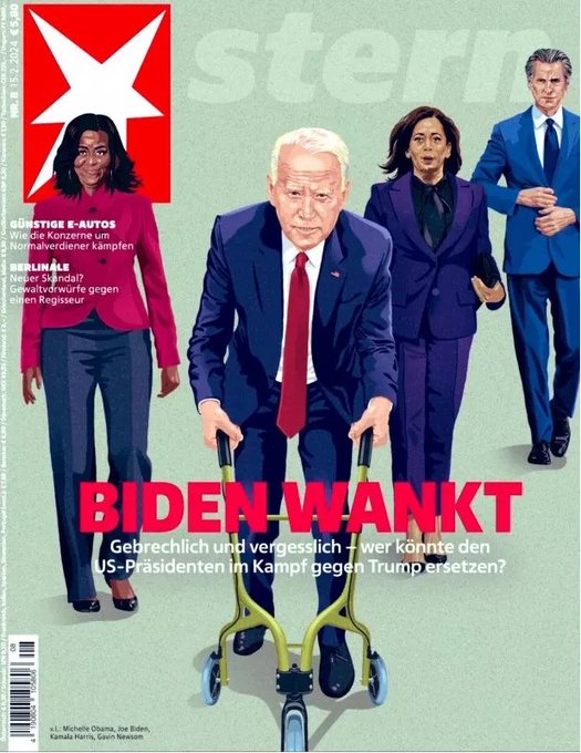Alman dergi, Biden ile dalga geçti: Zayıf ve unutkan