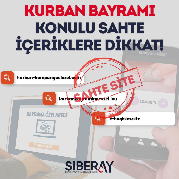 Siberay'dan 'Kurban Bayramı' uyarısı