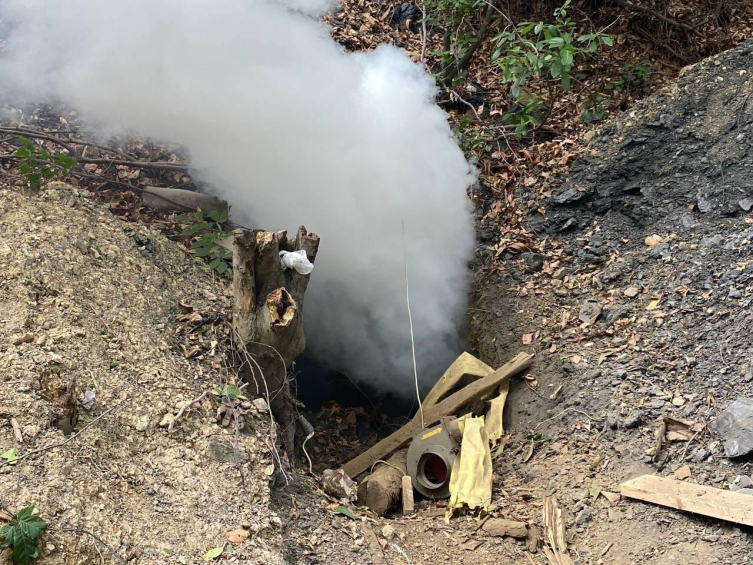 Zonguldak'ta ruhsatsız 6 maden ocağı imha edildi