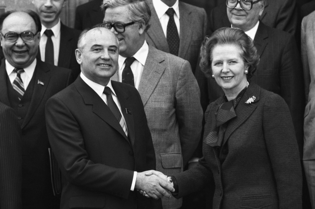 Mihail Gorbaçov ve Margaret Thatcher, Fotoğraf: Getty