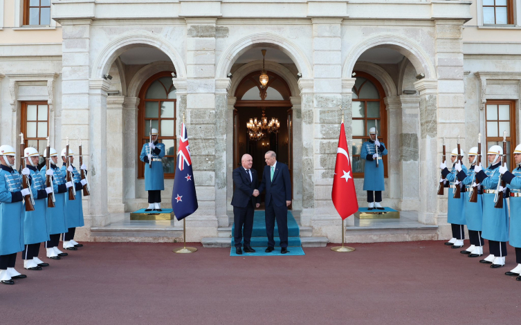 Cumhurbaşkanı Erdoğan, Yeni Zelanda Başbakanı Luxon ile bir araya geldi