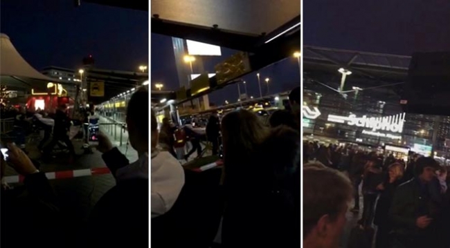 Hollanda'da havalimanında bıçaklı saldırı girişimi