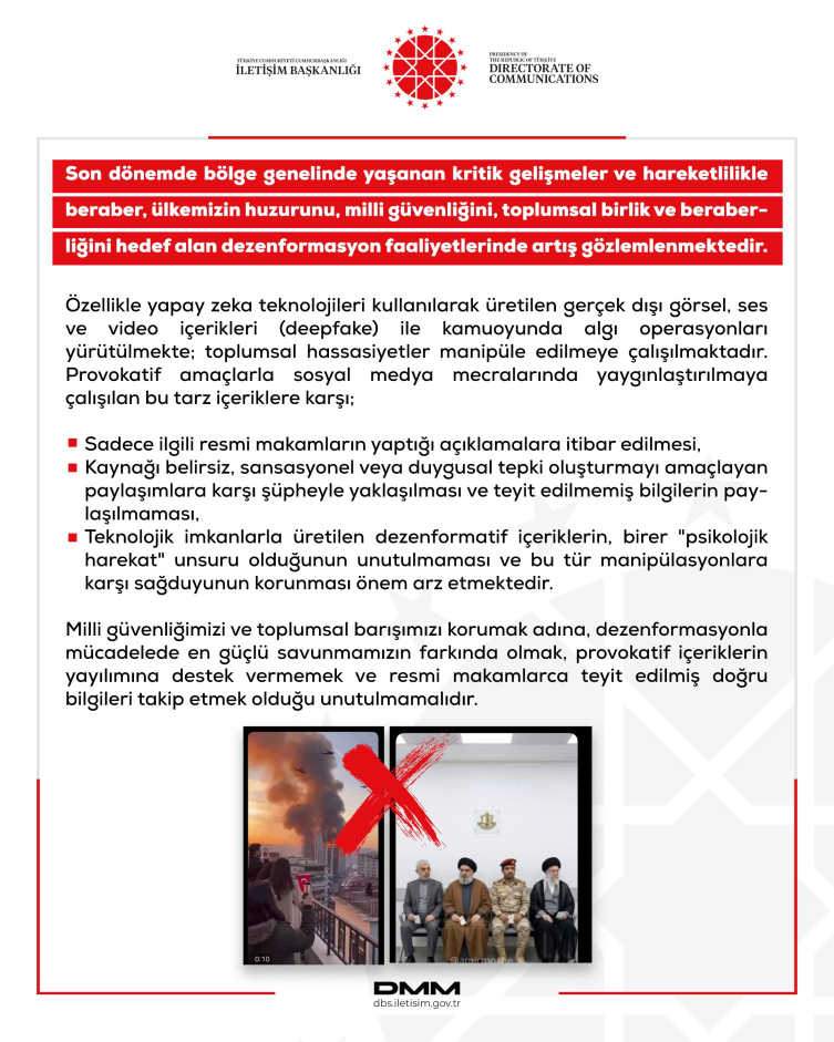 DMM: Deepfake içeriklerle algı operasyonları yürütülüyor