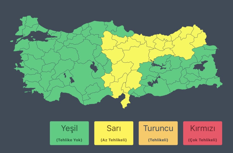 AFAD'dan 22 il için 