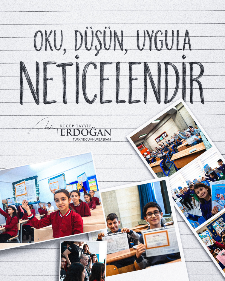 Cumhurbaşkanı Erdoğan, karne alan öğrencileri tebrik etti