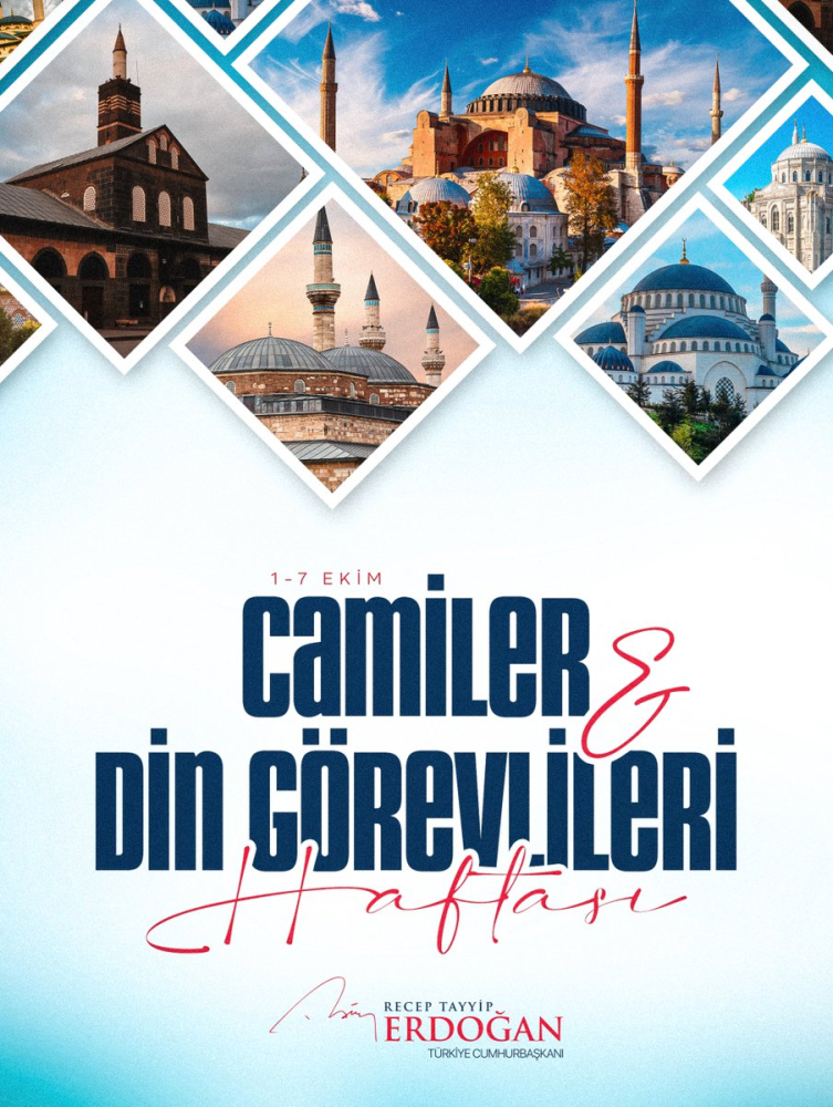 Cumhurbaşkanı Erdoğan'dan Camiler ve Din Görevlileri Haftası mesajı