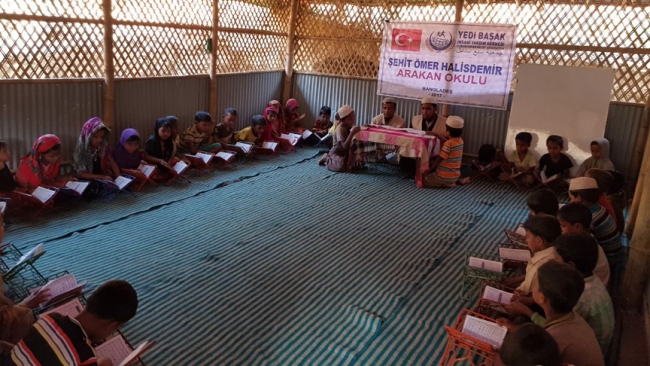 Arakan'da Şehit Ömer Halisdemir Okulu açıldı