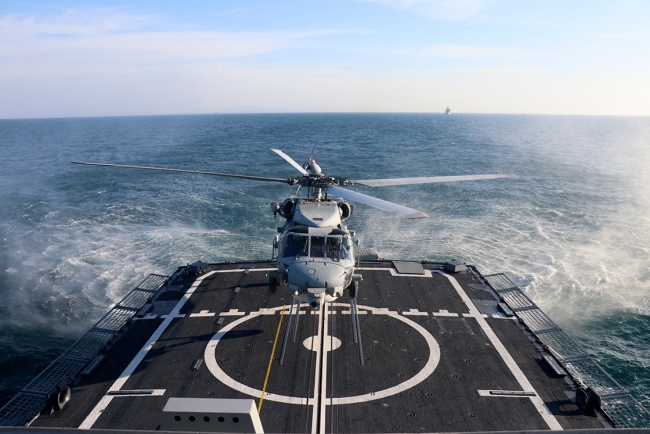 Türk savaş gemilerinden hava savunma atışı