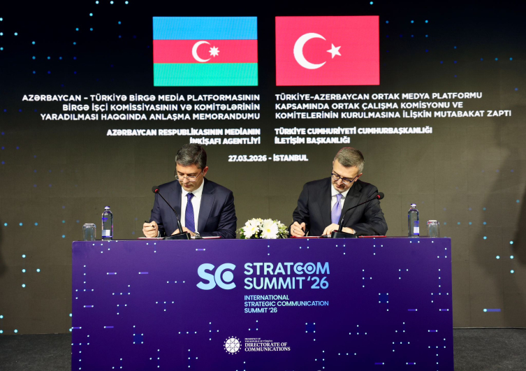 Türkiye ile Azerbaycan 'Ortak Medya Platformu' konusunda mutabakat zaptı imzaladı