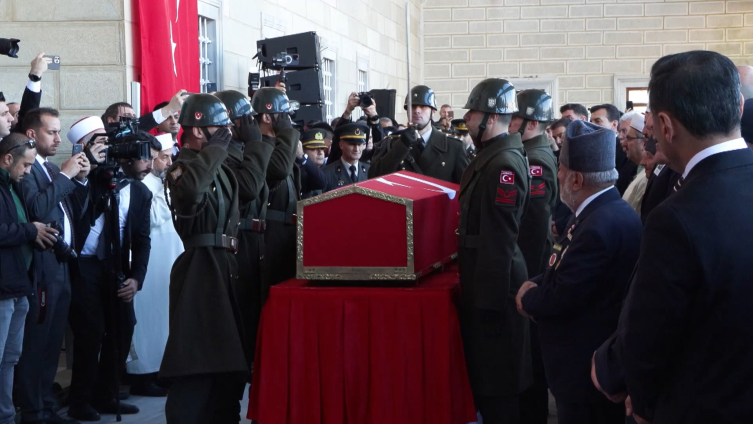 Şehit Hava Pilot Yarbay Gökhan Korkmaz son yolculuğuna uğurlandı