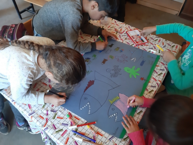 Köy öğretmenleriyle el ele