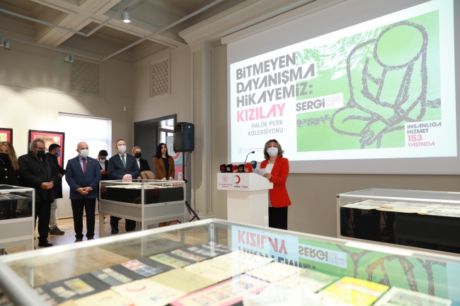 'Bitmeyen Dayanışma Hikâyemiz: Kızılay' sergisi açıldı