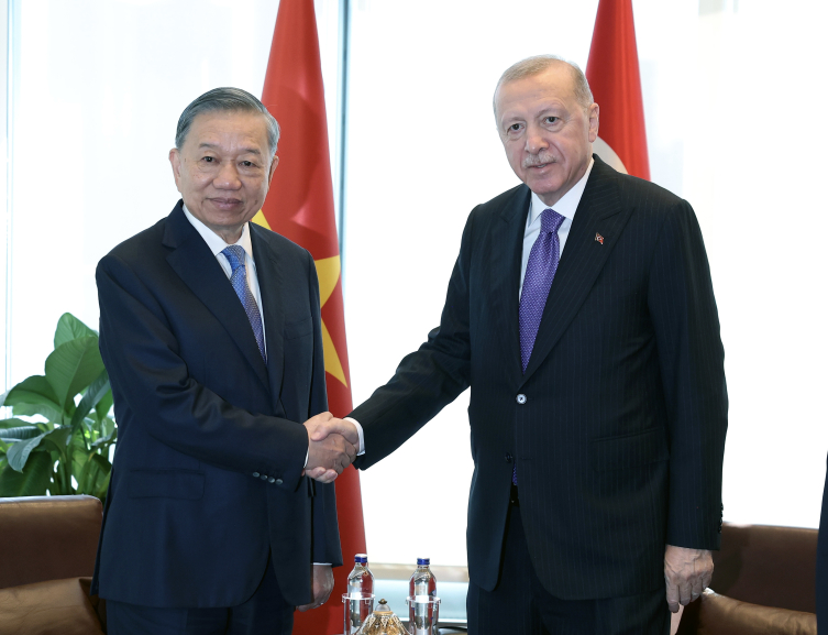 Cumhurbaşkanı Erdoğan, Vietnam Devlet Başkanı To Lam ile görüştü